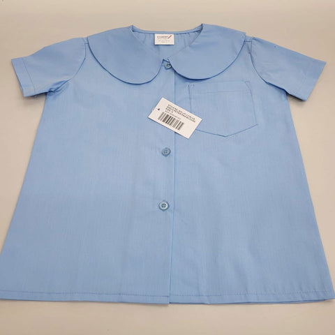 Peter Pan (Plain) Light Blue School Blouse