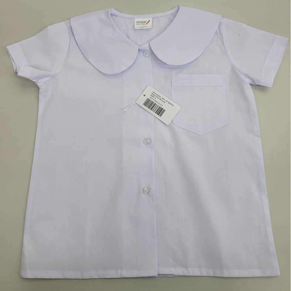 Peter Pan White (Plain) School Blouse