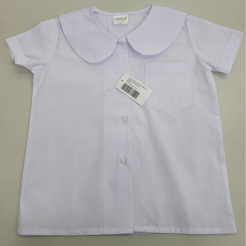 Peter Pan White (Plain) School Blouse