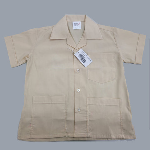 Plain Tan School Shirt Jac
