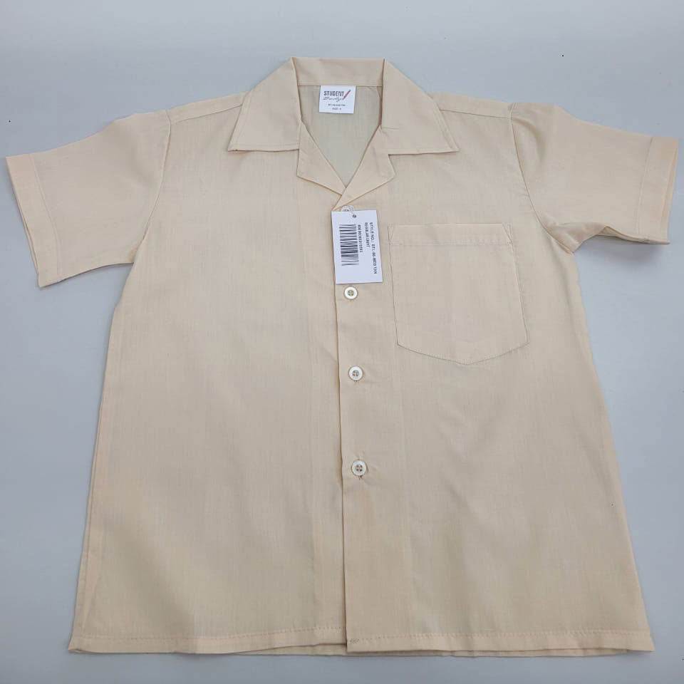 Plain Tan School Shirt