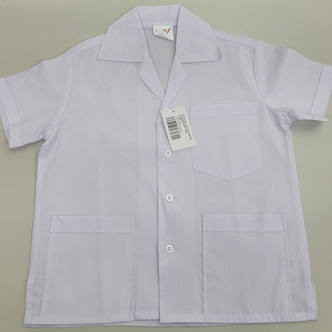 Plain White School Shirt Jac