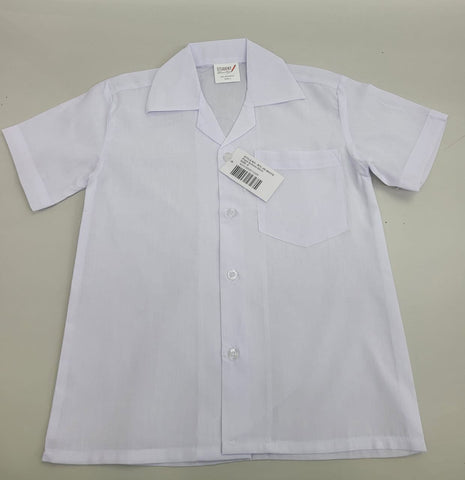Plain White School Shirt