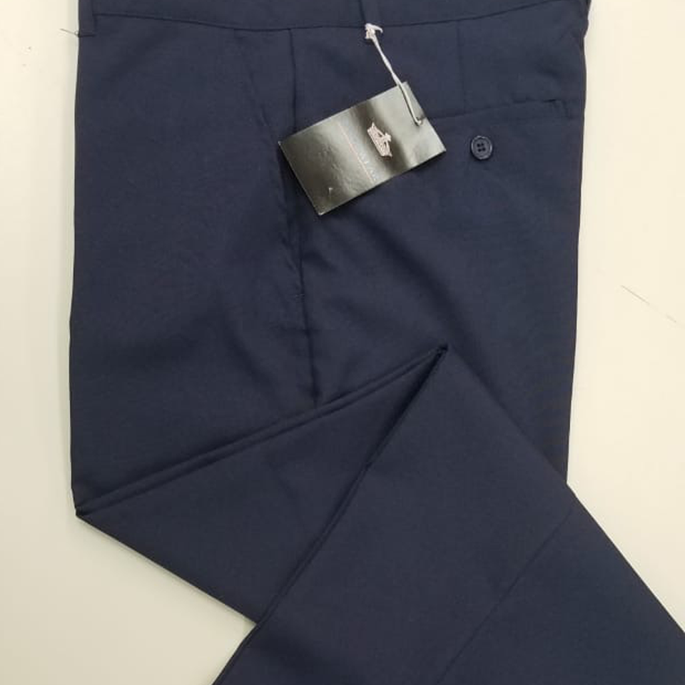 Navy Blue Long School Pants